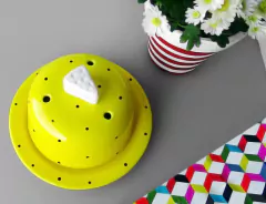 Queijeira Pegador Queijo Amarelo Poa Preto