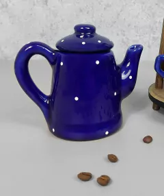 Mini Bule 200 ml Cobalto Poá - comprar online