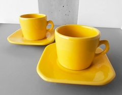 Conjunto Xícara Provençal 160 Ml Amarelo - loja online