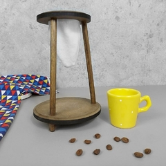 Kit Café Individual Provençal Amarelo Poá - comprar online