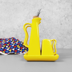Conjunto Galheteiro Amarelo