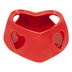 Rechaud Fondue Coração vermelho