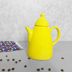 Bule de Café 1000 ml Amarelo Poá