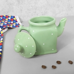 Mini Bule 250 ml Verde Poá - comprar online