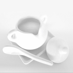 Conjunto Açucareiro Branco