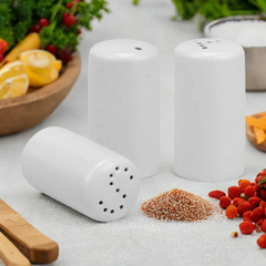 Conjunto Saleiro palito e pimenteiro de mesa branco - loja online