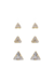 PACK BRINCO STUD ZIRCÔNIA TRIÂNGULO - comprar online