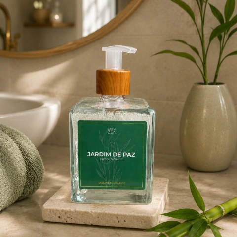 Sabonete Líquido Bambu 250ml - Linha Zen