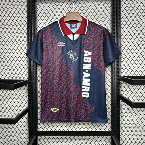 Camisa Ajax 1994/95 - Retro - Azul Escuro - Torcedor Masculino