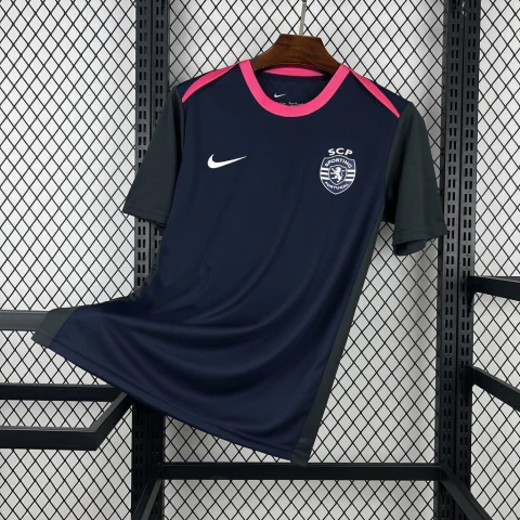 Camisa Sporting 2026/27 - Pré Jogo - Azul Escuro - Torcedor Masculino