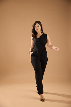 Imagem do CONJUNTO CALÇA + BLUSA TRANSPASSE