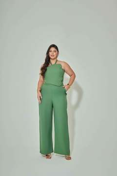 CONJUNTO CALÇA CROPPED DRAPEADO - Donna Evellyn