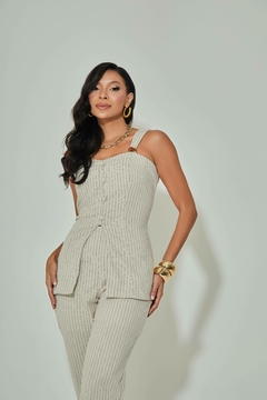 CONJUNTO CALÇA C/ MAX PEPLUM - loja online