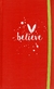 LIBRETA JOURNAL BELIEVE. NARANJA