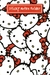 CUADERNO DE NOTAS STICKY NOTES FOLDER. KITTY ROSTROS