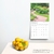 Calendario de pared mensual Jardines 2025 con portada estampada en foil - tienda en línea