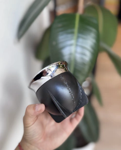 MATE PAMPA CAMIONERO COLOR NEGRO INTERIOR PVC en internet