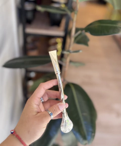 BOMBILLON PREMIUM CINCELADO ALPACA en internet