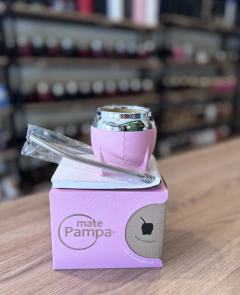 MATE PAMPA TORPEDO COLOR ROSA INTERIOR PVC en internet