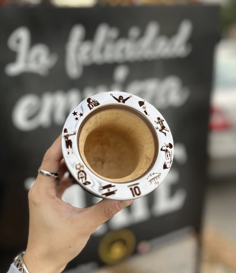 Mate camionero exclusivo diseño MARADONA - comprar online