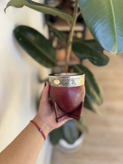 Imperial premium cuero croco color bordo - tienda online