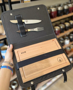 Kit linea PREMIUM ASADO PERSONALIZADO COMPLETO CON TU MARCA O ESCUDO - Yerba Canarias Roca