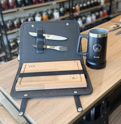 Kit linea PREMIUM ASADO PERSONALIZADO COMPLETO CON TU MARCA O ESCUDO - comprar online