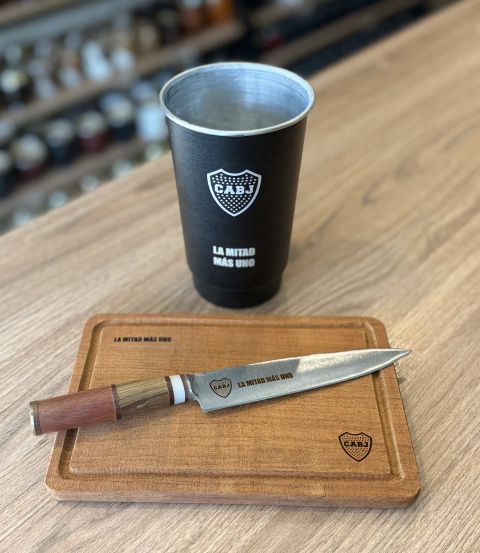 Kit asado futbolero Boca - comprar online