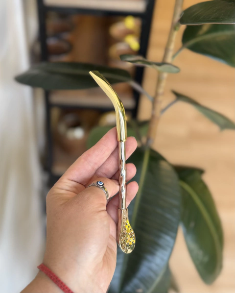 BOMBILLA PICO LORO ALPACA PICO BRONCE MEDIDA ESTANDAR - comprar online