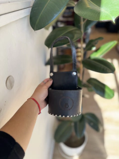 Porta mate palanca de cambio auto color negro - comprar online