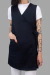 Jaleco Cavado Transpassado SPA - Preto - Moda Branca | Jalecos | Scrub's | Uniformes Profissionais
