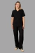 Conjunto Scrub Feminino Manga Curta Preto - Ergonomix - loja online