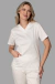 Conjunto Scrub Feminino Manga Curta Branco - Algodão