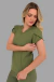 Conjunto Scrub Feminino Manga Curta Tulipa Tecido Tecnológico - Verde na internet
