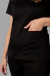 Conjunto Scrub Feminino Manga Curta Preto - Gabardine - loja online