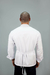 Dolmã Masculina Branca Lisa Gabardine - Moda Branca | Jalecos | Scrub's | Uniformes Profissionais