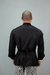 Dolmã Masculina Preta Lisa Gabardine - Moda Branca | Jalecos | Scrub's | Uniformes Profissionais