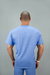 Camisa Lisa Scrub Masculina - Azul Claro na internet