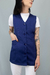Jaleco Acinturado Cavado com Nervura - Azul Marinho - Moda Branca | Jalecos | Scrub's | Uniformes Profissionais