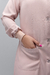 Jaleco Acinturado Gola Padre - Nude - Moda Branca | Jalecos | Scrub's | Uniformes Profissionais