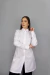 Jaleco Acinturado Gola e Manga Camisa - Branco - loja online