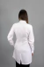 Imagem do Jaleco Acinturado Gola e Manga Camisa - Branco