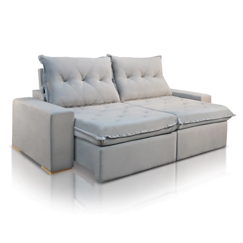 Sofá Retrátil e Reclinável Pillow de 20 CM Califórnia - Jc Estofados