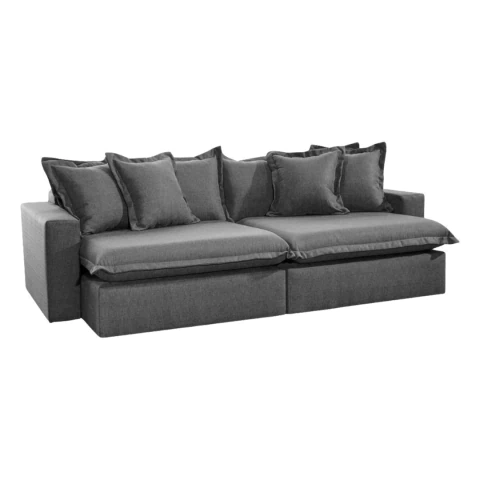 Sofá Retrátil Bello com Almofadas Soltas - comprar online