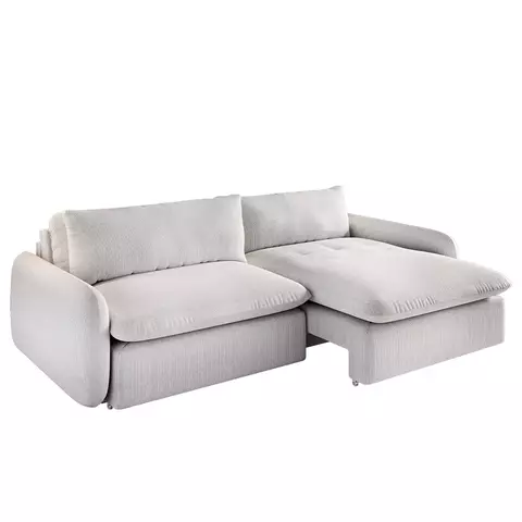 Sofá Cama Retrátil Tókio com Almofadas Soltas e Pés em Madeira - comprar online