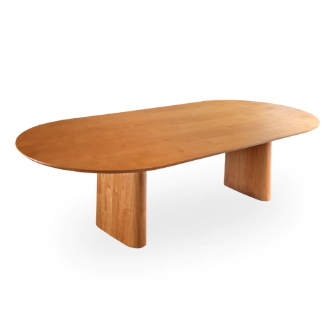 Mesa de Jantar Nápoles Orgânica Laminada de Madeira - comprar online