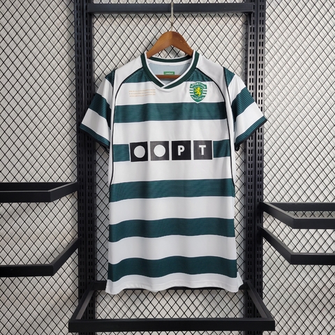 CAMISA SPORTING 01/02 - RETRÔ