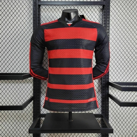 CAMISA FLAMENGO I 24/25 VERSÃO JOGADOR - MANGA LONGA