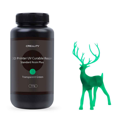 Resina para Impressão 3D Transparente Verde - 500g - Creality