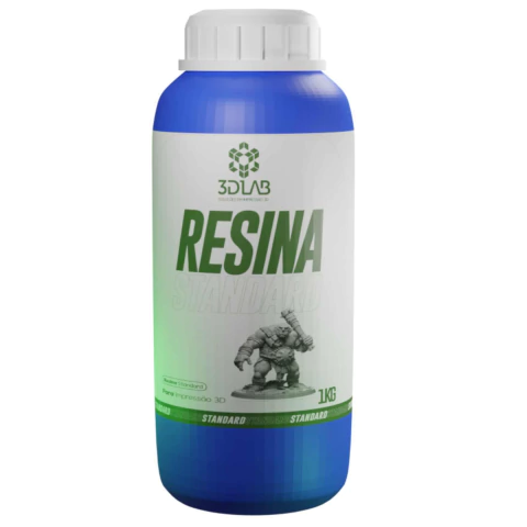 Resina para impressão 3D Standard Skin - 1kg - 3D Lab